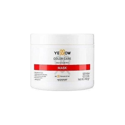Yellow Professional Подхранваща маска за боядисана коса, за блясък и регенерация Yellow Color Care Mask