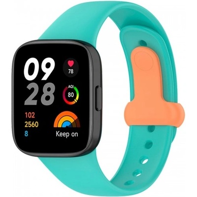 Силиконова каишка за Xiaomi Redmi Watch 3 Aqua Blue, BHR6937GL