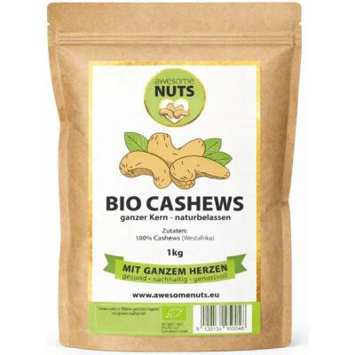 Bio kešu oříšky 1 kg