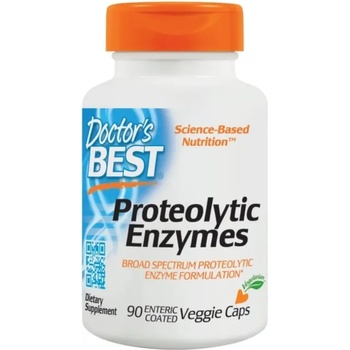 Doctor's Best Proteolytic Enzymes, 90 капсули, Doctor's Best