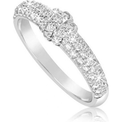 Cutie Diamonds prsteň z bieleho zlata s diamantmi DZ6831 3190 10 X 2