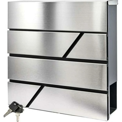 Pepita модерна водоустойчива пощенска кутия от неръждаема стомана - silver (YG22)