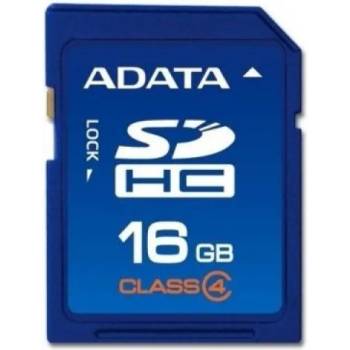 Image 1 of ADATA SDHC 16GB Class 4 ASDH16GCL4-R