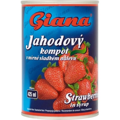 Giana Jahodový kompot 425 ml () 400 g