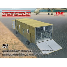 ICM Universal Military Pod with M8A1 US Landing Mat 1:35