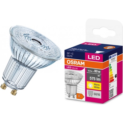 Osram VALUE GU10 6,9W/830 PAR1680W 36° teplá bílá