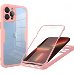Techsuit Калъф за iPhone 13 Pro + Протектор - ColorVerse 360 Series - Розов
