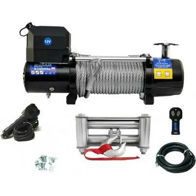 Naviják elektrický BST S 13000 lbs 24V ocelové lano