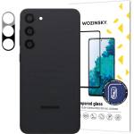 Wozinsky Закалено стъкло за камера 9H за Samsung Galaxy S23 Plus - Черен KP26308