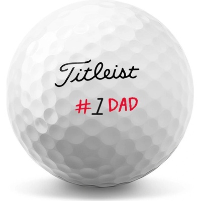 Titleist Pro V1 Fathers Day bílé 6 x 6 ks