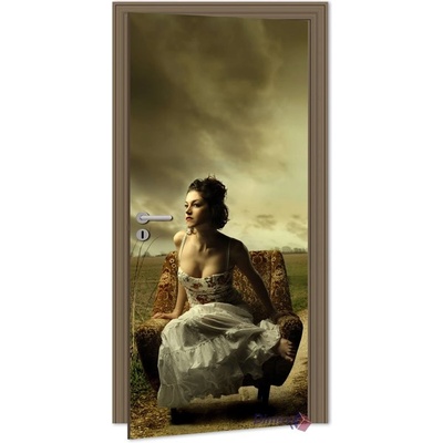 Dimex D-034 samolepící fototapeta na dveře GIRL rozměry 95 x 210 cm