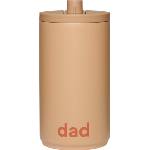 Design Letters Чаша за пътуване Design Letters Dad 350 мл бежова (30101019BEIGEDAD)