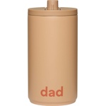 Design Letters Чаша за пътуване Design Letters Dad 350 мл бежова (30101019BEIGEDAD)
