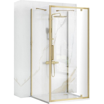 Image 1 of Rea Душ кабина ъглова Rea Rapid Swing Brush Gold (KPL-02522)