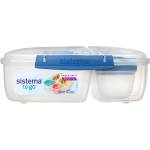 Holmes Products (Europe) Limited Кутия за обяд Sistema To Go Triple Split с 2-литров контейнер за кисело мляко, синя
