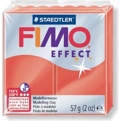 Fimo effect transparentní červená 56 g 204