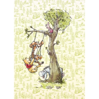 Komar Vliesová fototapeta Medvídek Pú in the woods rozměry 200 x 280 cm