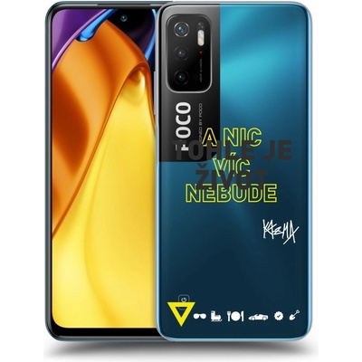 Pouzdro Picasee silikonové Xiaomi Poco M3 Pro 5G - Kazma - TOHLE JE ŽIVOT A NIC VÍC NEBUDE čiré