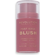 Revolution tvářenka Fast Base Blush Stick Rose 14 g