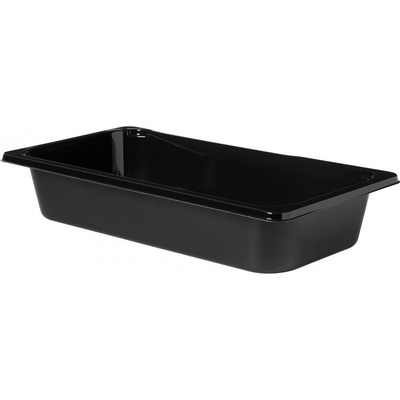 DUNI Tácka 1/3GN cpet čierna 1-dielna 326 × 176x60 mm (174 ks)