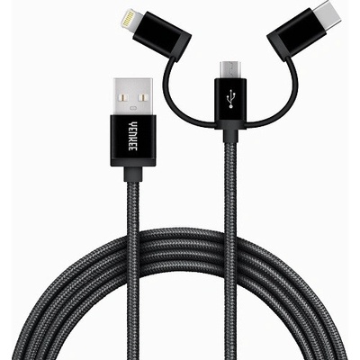 Yenkee YCU 400 BK, USB, 3v1, 1m