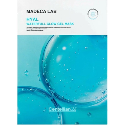 Centellian24 Hyal Waterfull Glow Gel Mask Hydratační gelová maska na obličej s kyselinou hyaluronovou 22 ml 1 ks