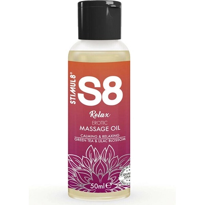 Stimul8 S8 massage oil Green Tea & Lilac Blossom 50ml