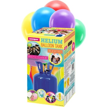 Hélium do 30 balónov + 30 metalických balónov