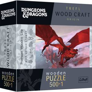 Trefl - Puzzle Ancient Red Dragon wooden - 500 piese