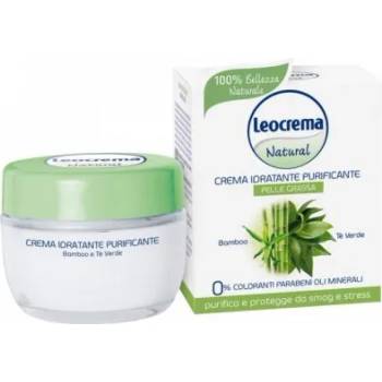 Image 1 of Leocrema Natural Почистващ и хидратиращ крем за лице Бамбук 50мл