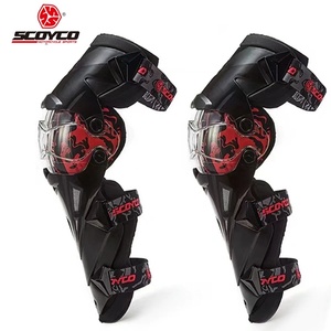  Мото наколенки, червени scoyco 892062