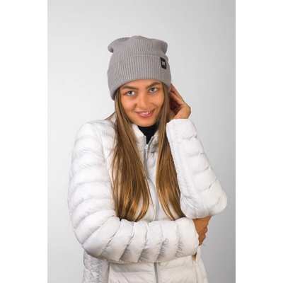 VFstyle Pletená čiapka Elegant sivá