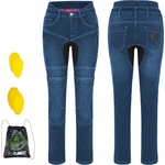 W-TEC Дамски мото джинси W-TEC Biterilla Eva Lady син S (30381-S-77-1)
