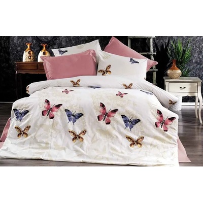GoHome БЪТЪРФЛАЙ - Спален комплект с чаршаф с ластик