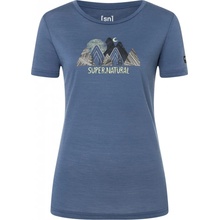 super.natural TRIANGLE HILL TEE Night Shadow Blue/Various