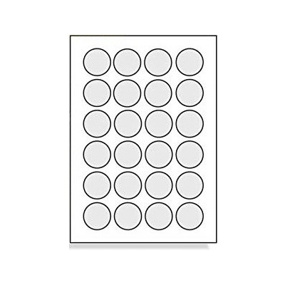 Самозалепващи етикети 40 mm, 24 етикети A4, 100 листа, кръгли (R0ECO.4040kA)