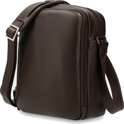 PICARD Pánska kožená taška Milano Leather Men's Bag II / Cafe