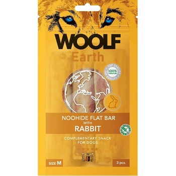 WOOLF Earth NOOHIDE M Sticks with Rabbit 90 g
