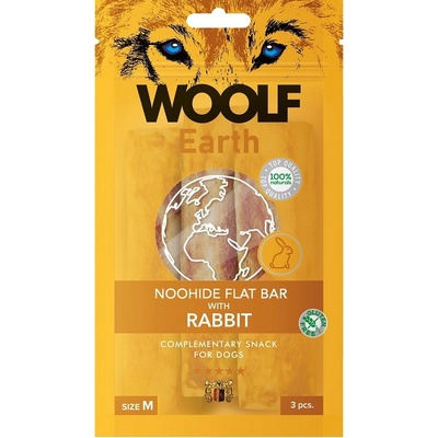 WOOLF Earth NOOHIDE M Sticks with Rabbit 90 g