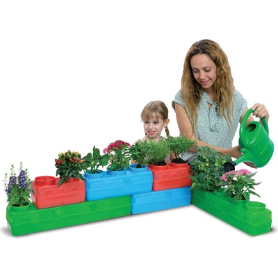 PalPlay Stavebnice květináčů g-blox 6 ks