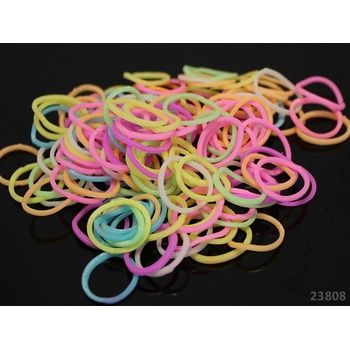 LOOM bands gumičky svítící pastelový MIX