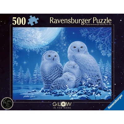 RAVENSBURGER Svítící Sovy 500 dielov