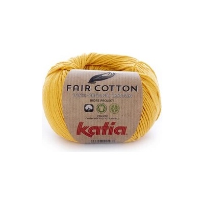 FAIR COTTON Katia Farby FAIR COTTON: 20 žltá