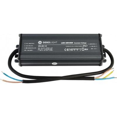 Deko-Light napájení IP, CV, V6-40-12 konstantní napětí 0-3340 mA IP67 12V DC 40,00 W 872082