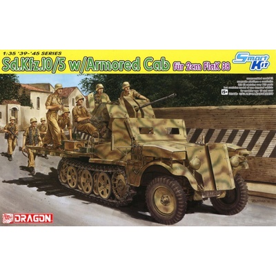 Dragon Models Sd.Kfz.10/5 w/Armor Cab für 2cm Flak 38 Smart Kit 1:35