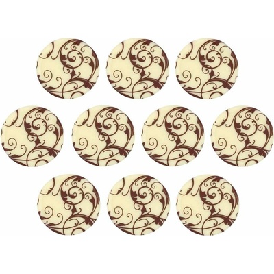 Cake Masters Kolečka z bílé čokolády Ornamenty 10ks – Hledejceny.cz