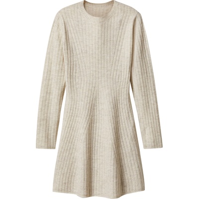 esmara Dámské pletené šaty bílá – Zboží Dáma