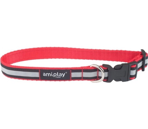 Amiplay Reflexný obojok Shine