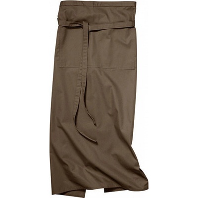 CG Workwear Gastro zástěra Roma odolná proti pomačkání Taupe CGW1260