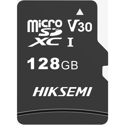 Памет, Hiksemi microSDXC 128G, Class 10 and UHS-I 3D NAND, Up to 92MB/s read speed, 40MB/s write speed, V30 with Adapter (HS-TF-C1(STD)/128G/NEO/AD/W)